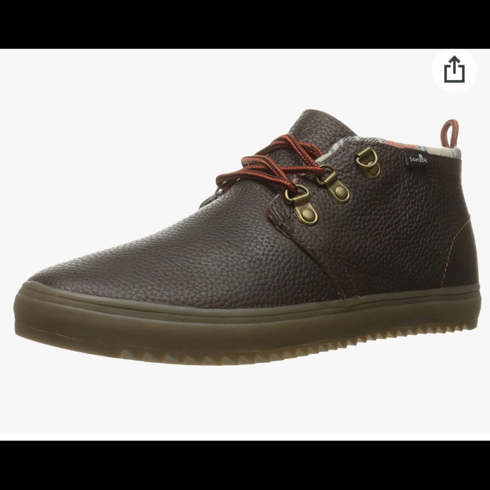 Sanuk Mens Cargo Deluxe Chukka Boots 10 NWOB